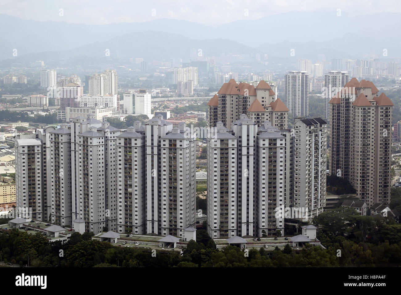 Kuala Lumpur, Malaisie. Nov 15th, 2016. Les immeubles de grande hauteur en croissance rapide à Kuala Lumpur. Banque D'Images