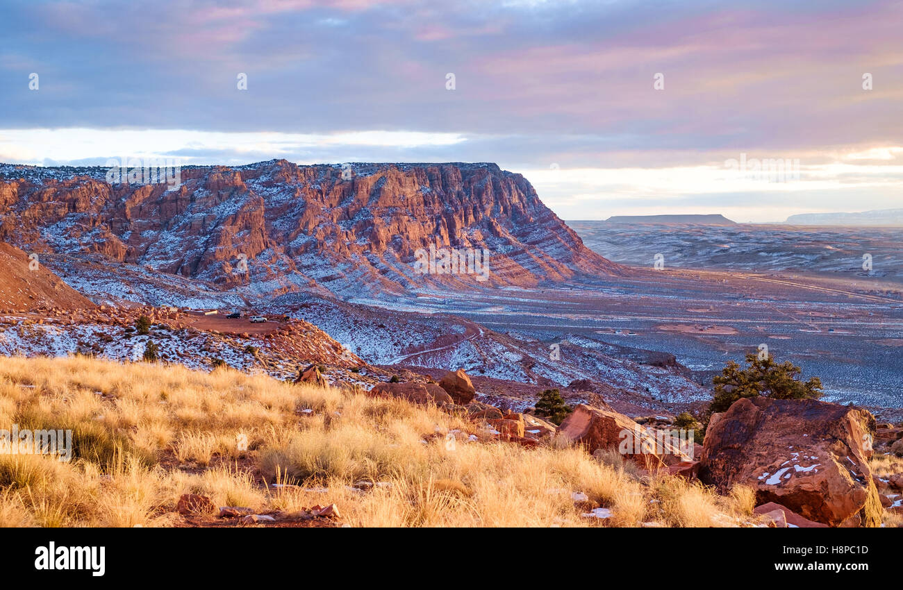 Antelope Canyon - Marble - col de l'autoroute 89, Arizona USA. Banque D'Images