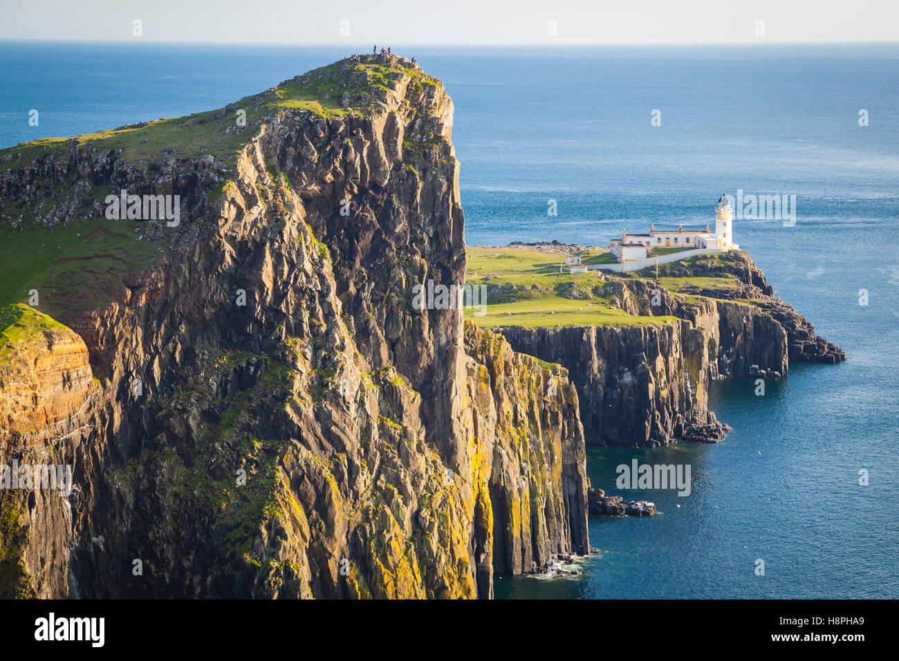 Neist Point Lighthouse, île de Skye, Écosse Banque D'Images