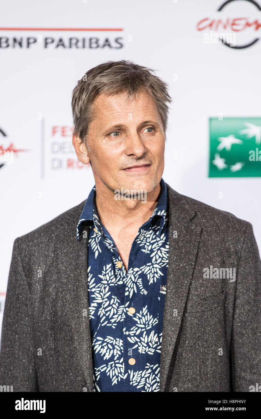 Viggo Mortensen à Rome Film Festival 2016, le 15 octobre 2016, Rome, l'Auditorium Parco della Musica Banque D'Images