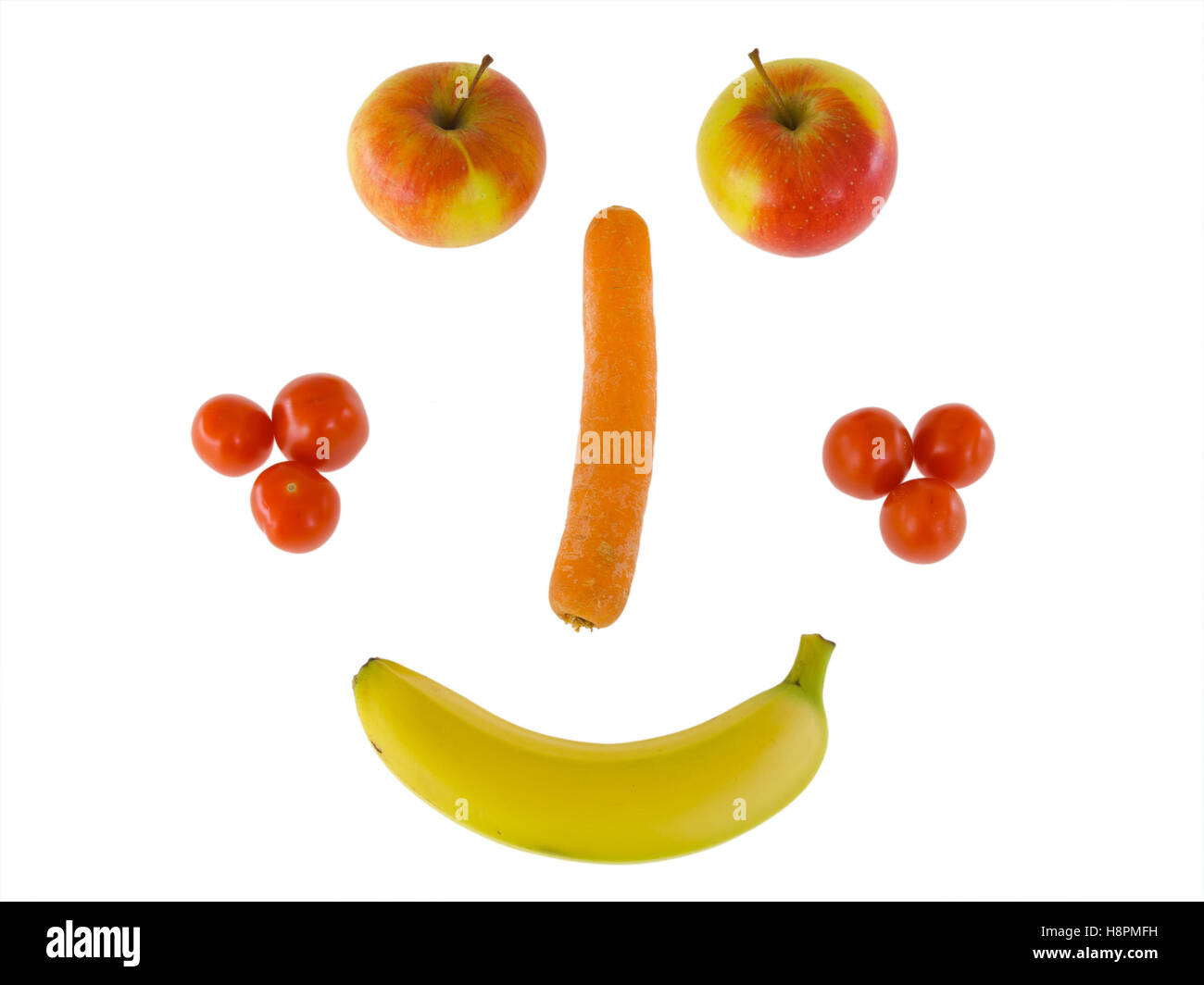 Smiley de vitamine Banque D'Images