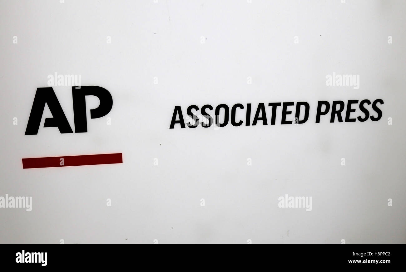 Logo das der Marke 'AP Associated Press, Berlin. Banque D'Images