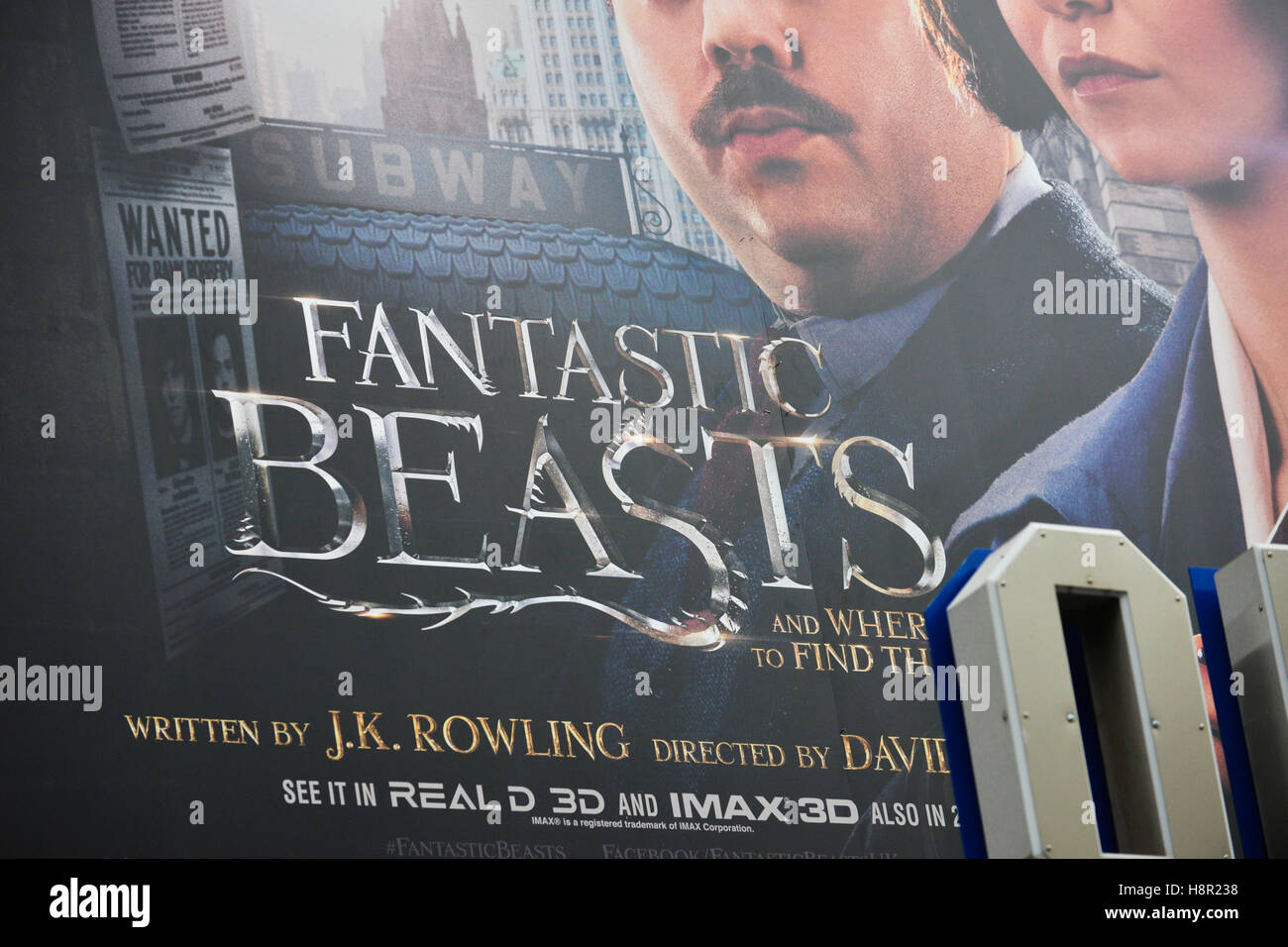 Leicester Square, Londres, Royaume-Uni. 15 novembre 2016. première du film Animaux Fantastiques. Banque D'Images