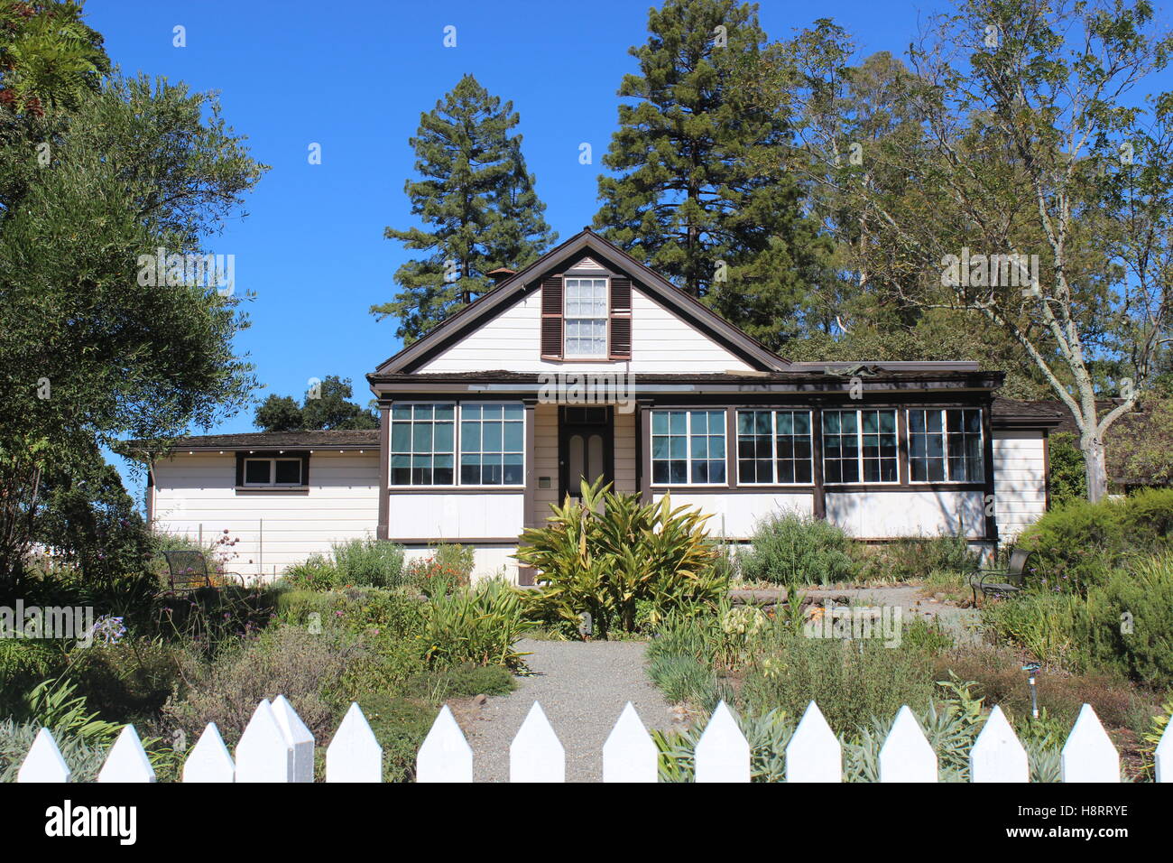 Le Cottage, Jack London State Historic Park, Californie Banque D'Images