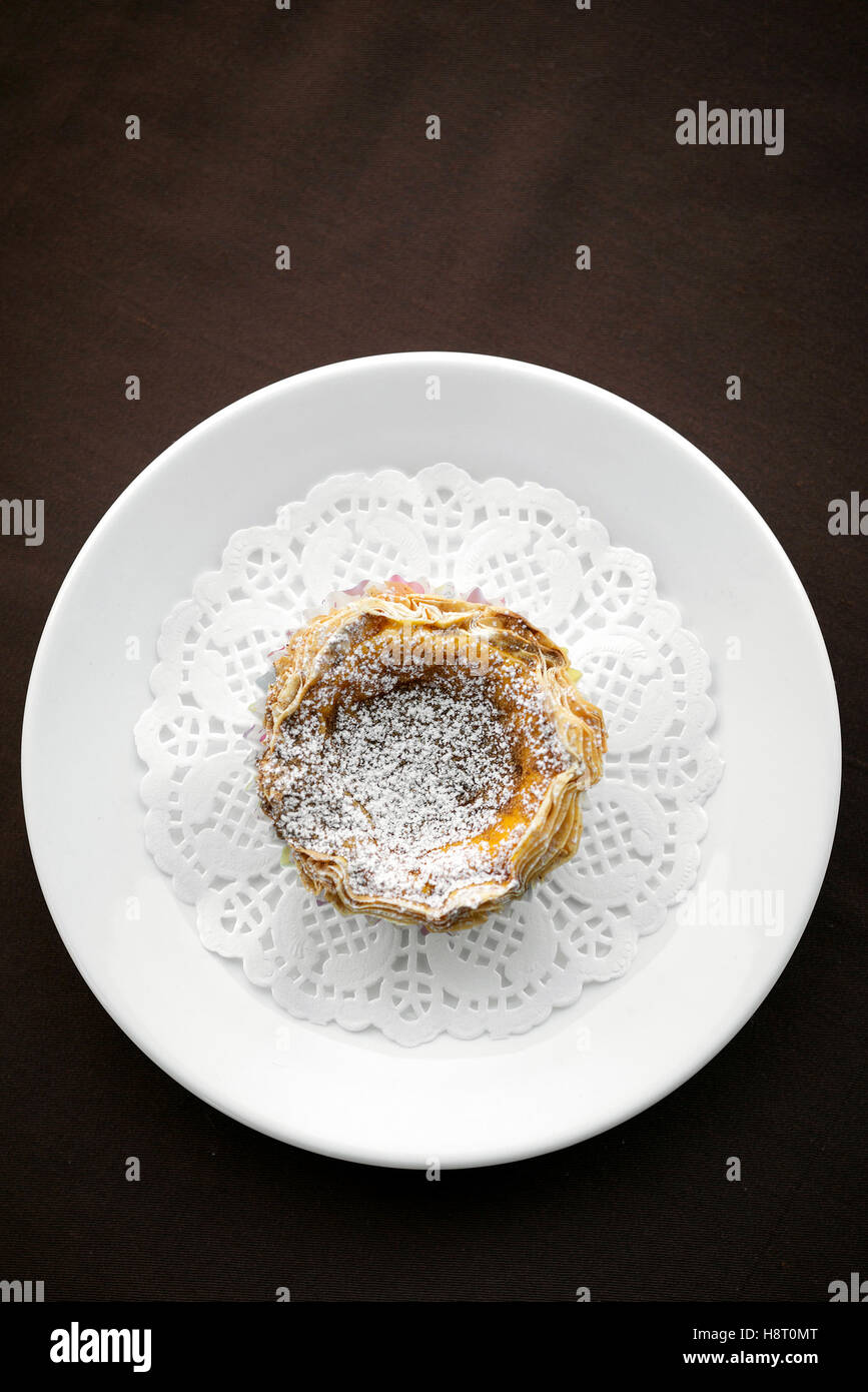 Pastel De Nata Portugais Celebres œufs Sucre Patisserie Creme Dessert Tarte Photo Stock Alamy
