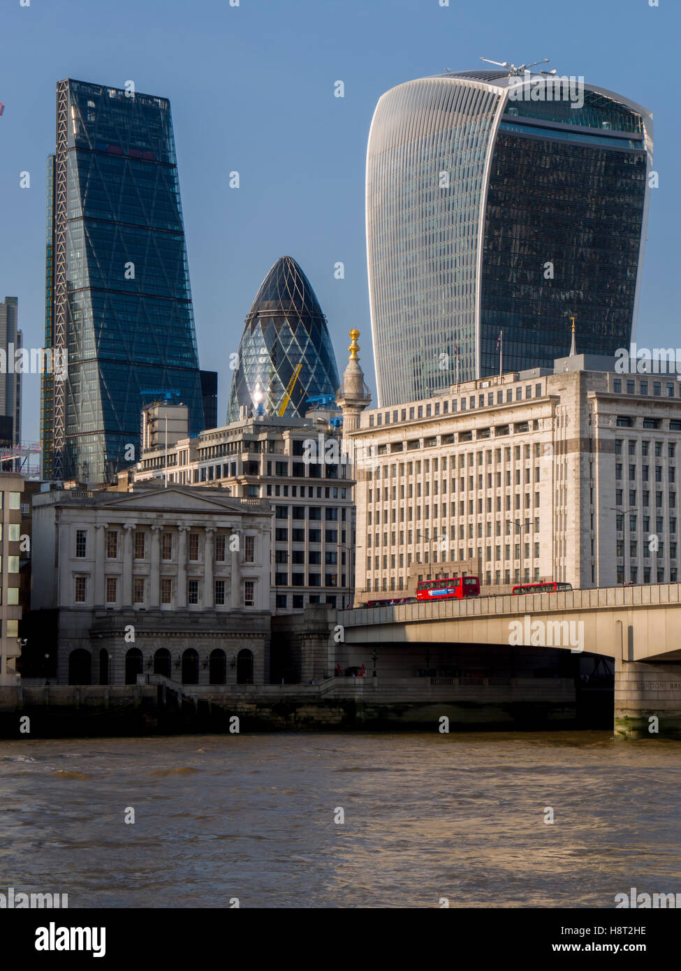 Southwark Bridge London City Banque D'Images