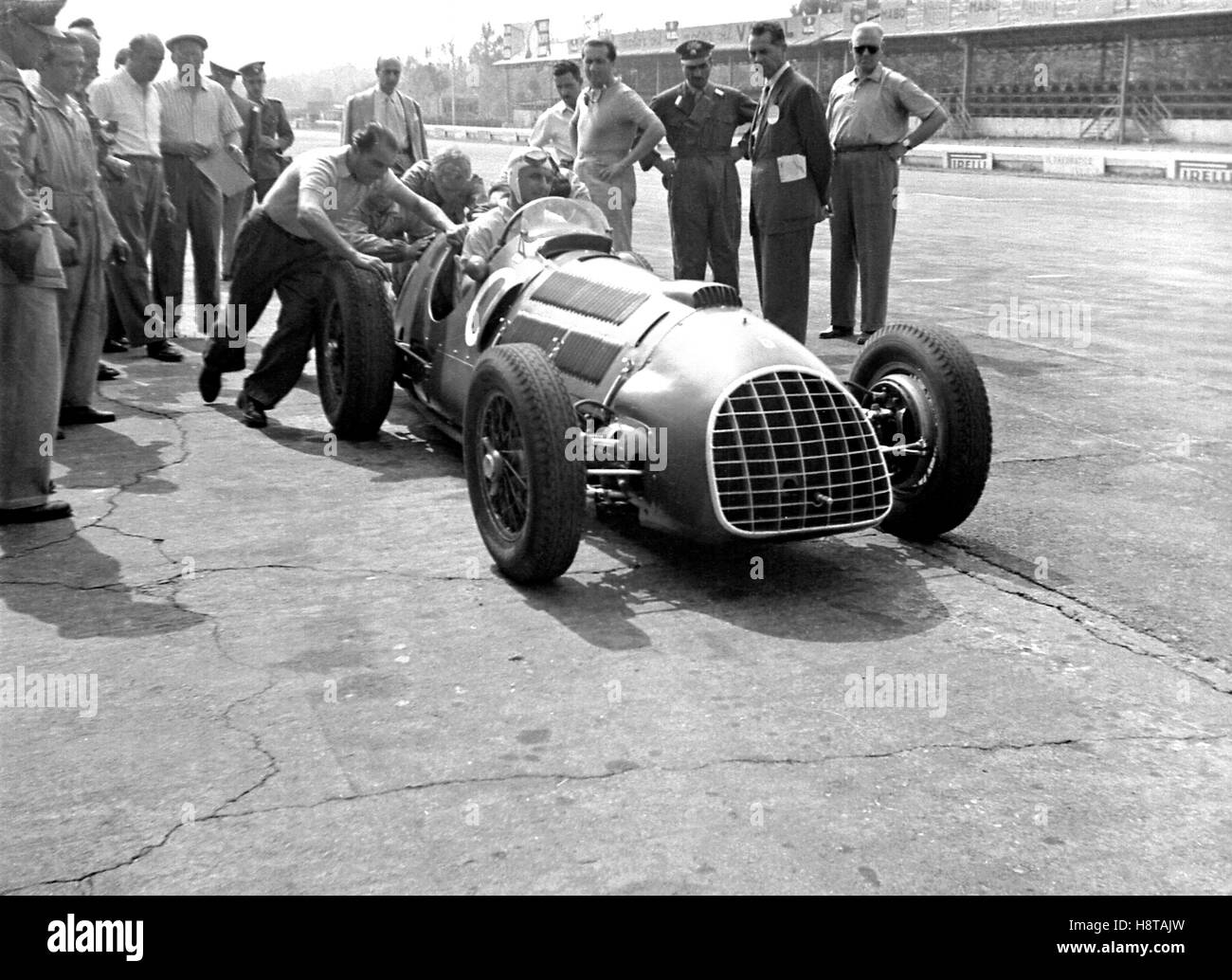 1949 GP ITALIEN VILLORESI Ferrari 125ASCARI Banque D'Images