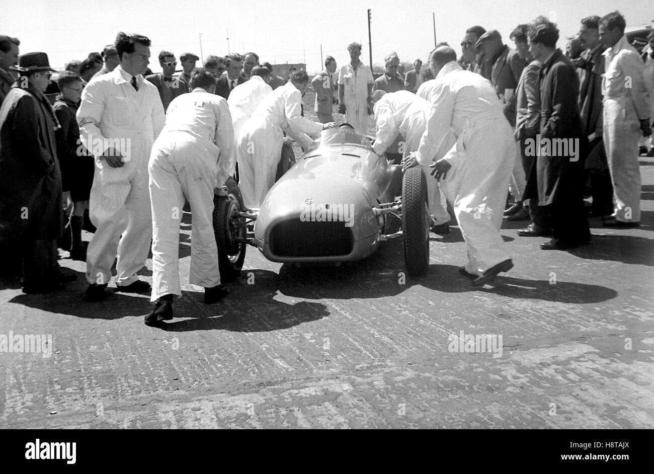 BRM V16 50 1949 PROTOTYPE FOLKINGHAM DÉMO SILVERSTONE ROYAL PROP Banque D'Images