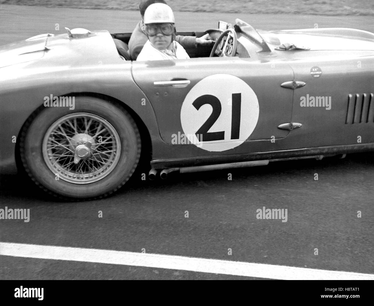 SILVERSTONE 1953 PARNELL ASTON MARTIN DB3 BCU Banque D'Images