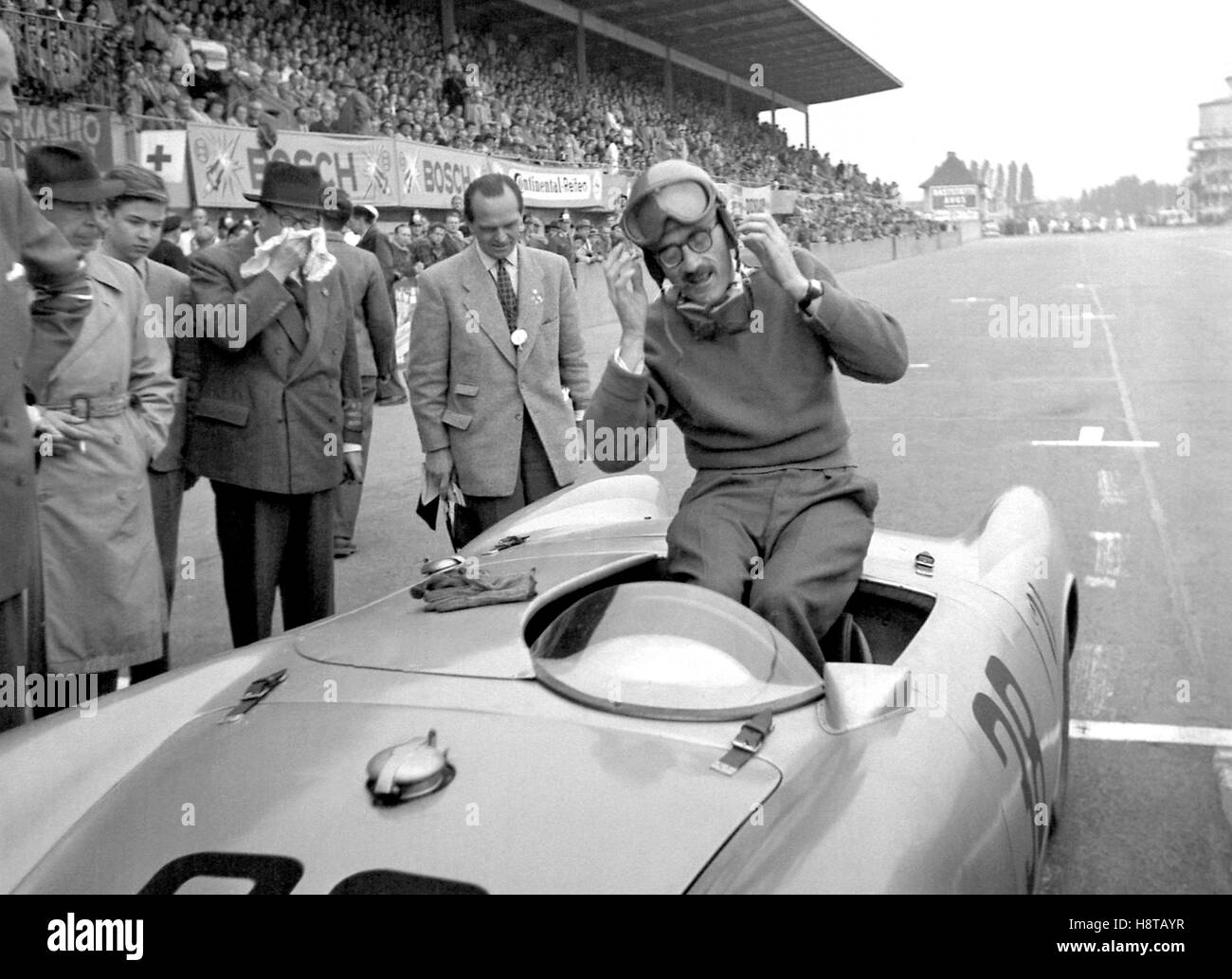 BERLIN 1954 SPORTS GP VON FRANKENBERG PORSCHE MICKY MOUSE Banque D'Images
