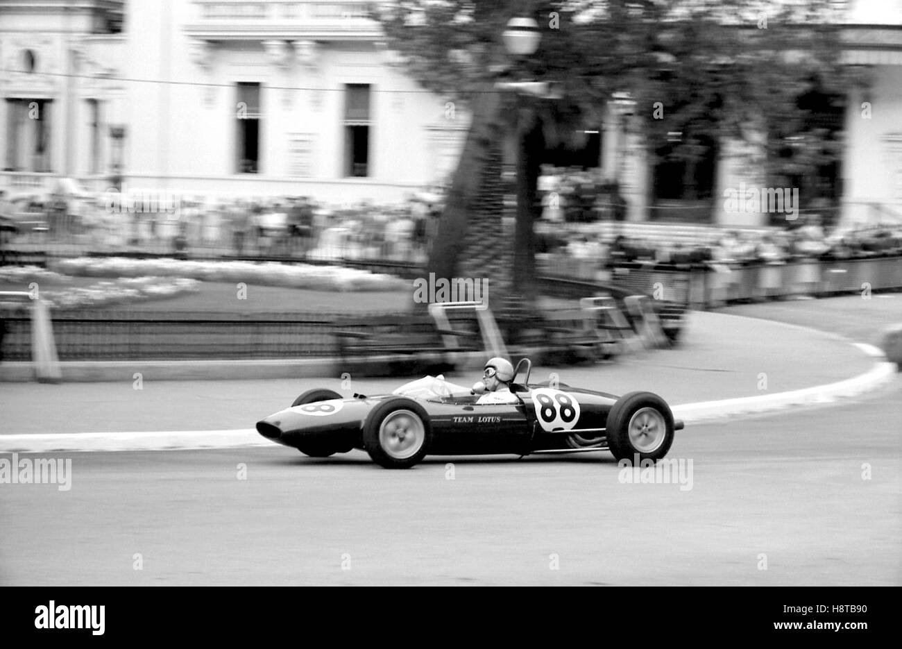 1962 MONACO GP FJ ARUNDELL LOTUS 22 WINNER CASINO SQUARE Banque D'Images