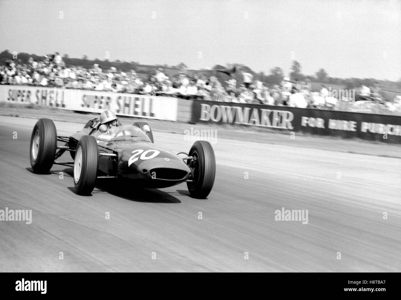 MIKE HAILWOOD 1963 BRITISH GP LOTUS 24 PARNELL Banque D'Images