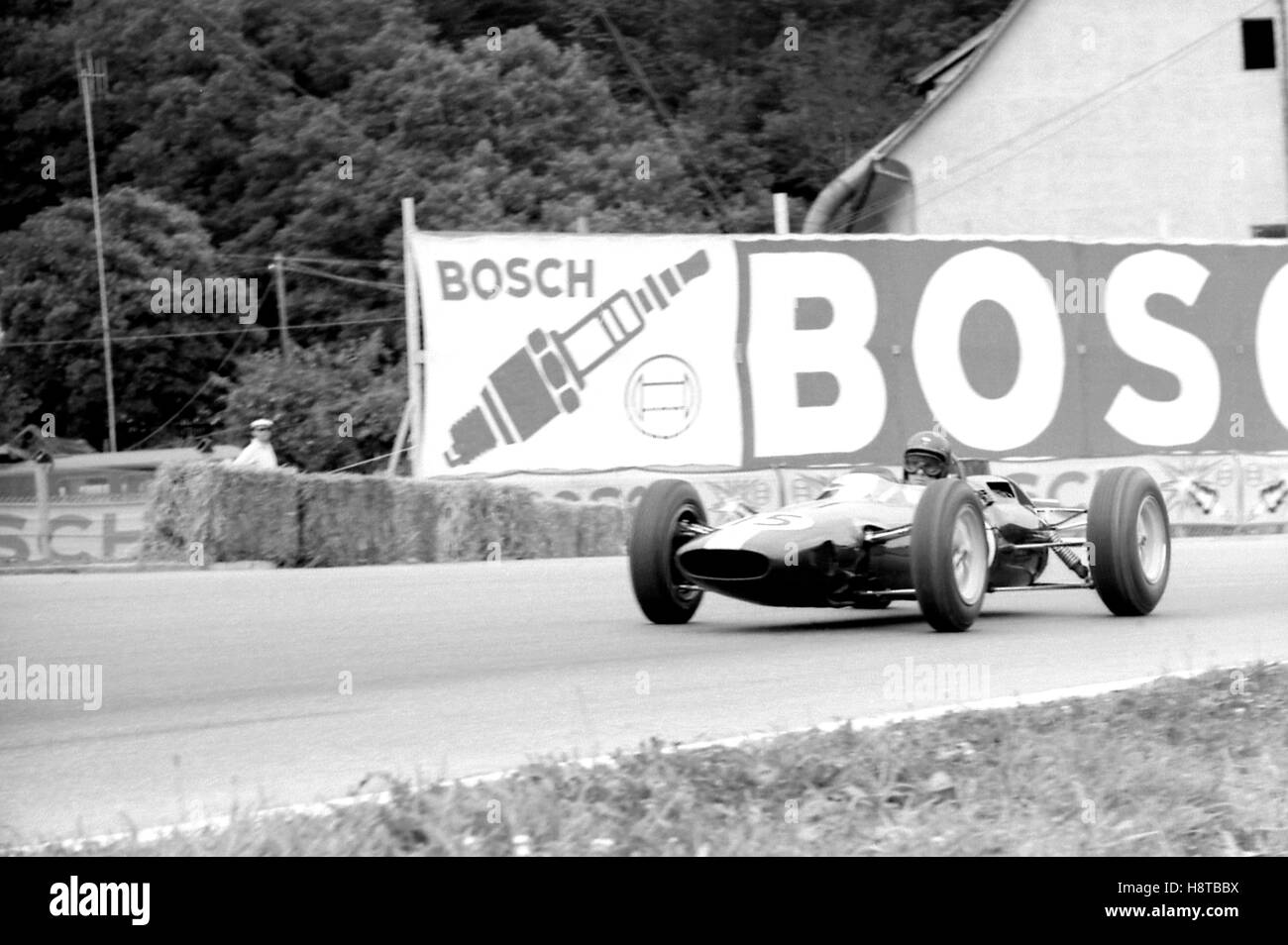 La solitude 1963 GP JIM CLARK LOTUS 25 Banque D'Images