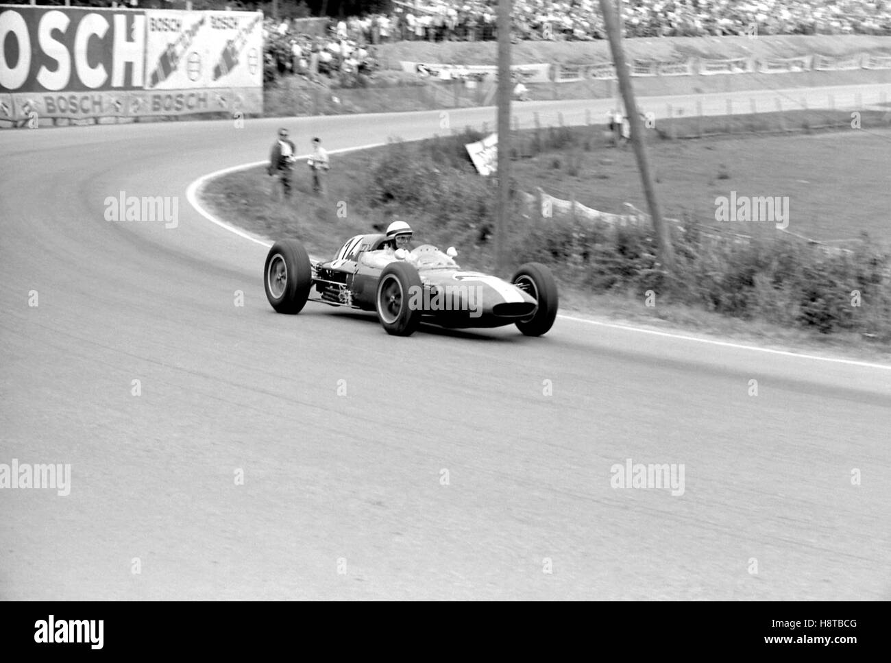 La solitude 1963 GP PHIL HILL LOTUS FILIPINETTI 242 Banque D'Images