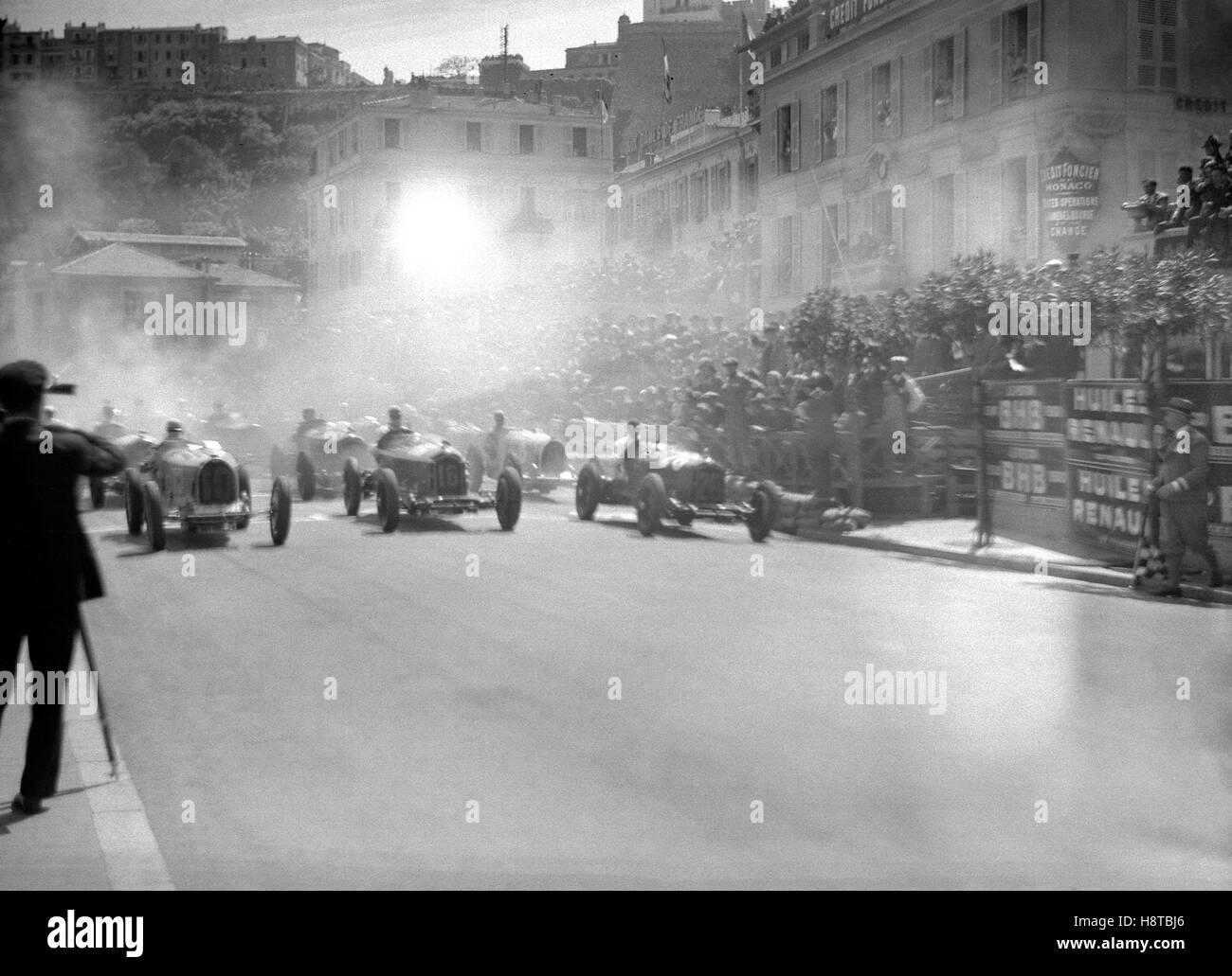 DÉPART DE GP DE MONACO Banque D'Images