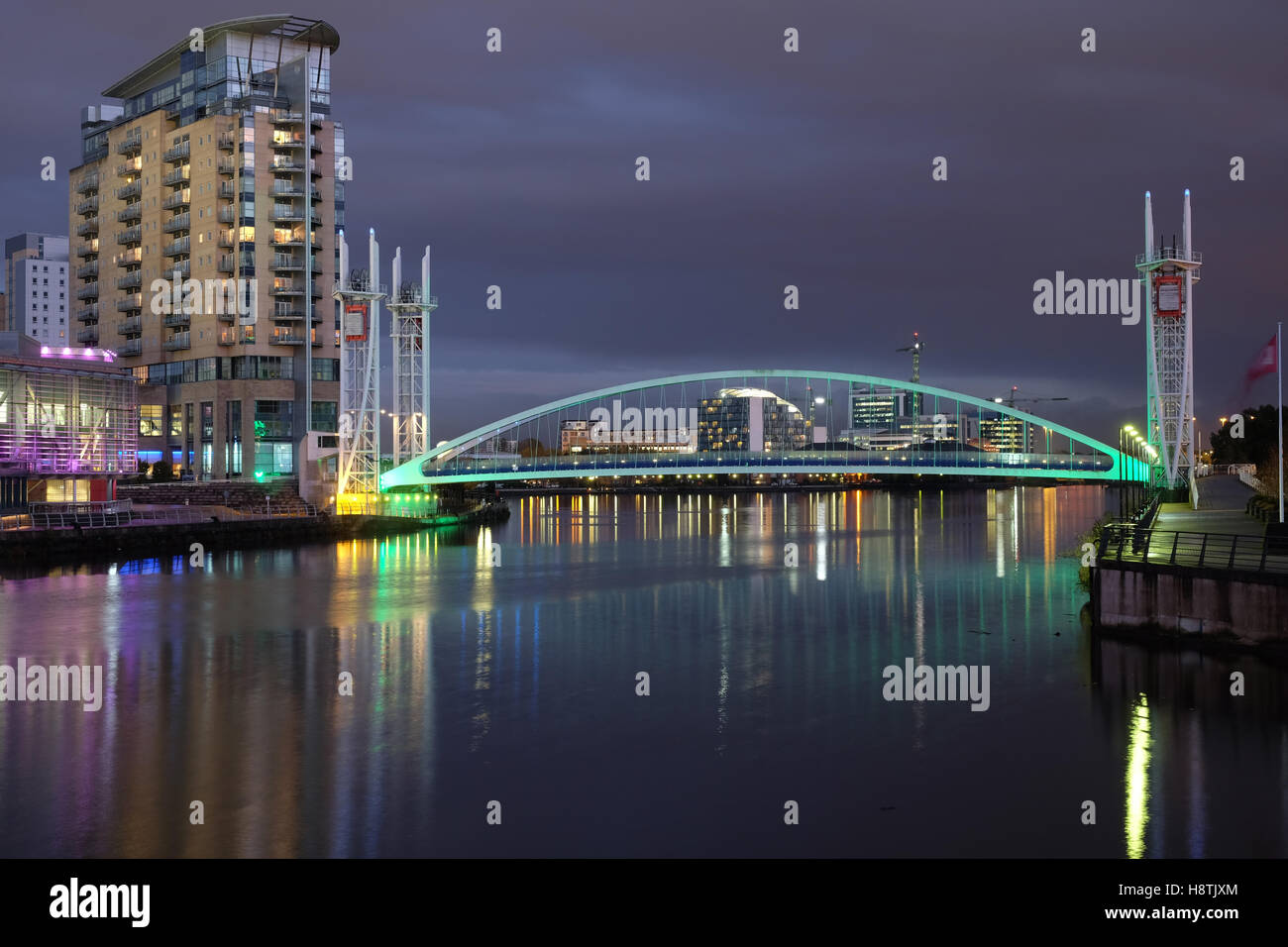 Salford Quays, Manchester, UK Banque D'Images
