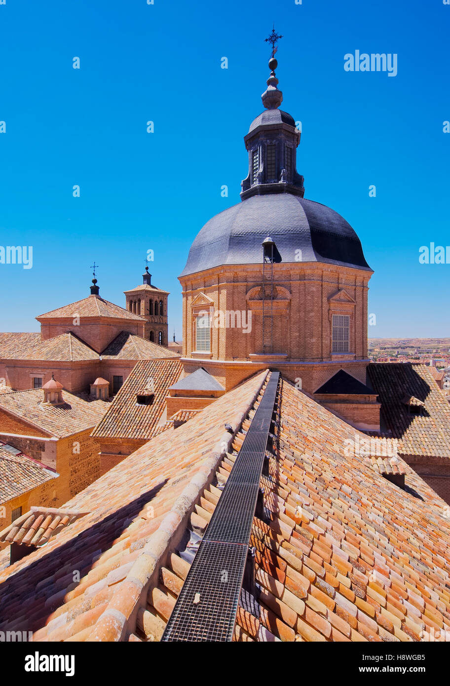L'Espagne, Castille La Mancha, Toledo, vue de l'église de San Ildefonso. Banque D'Images