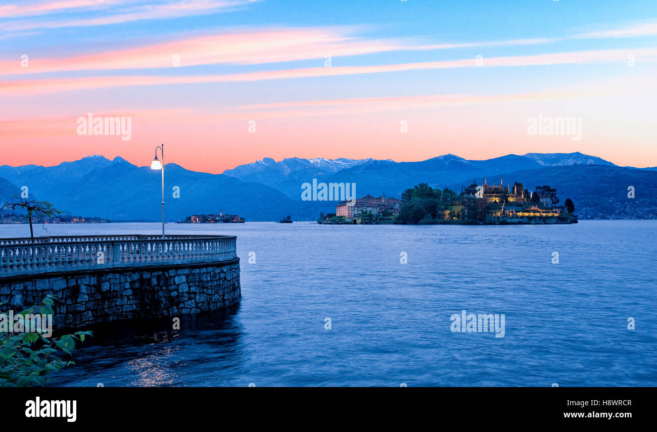 Isola Bella dans le Lac Majeur, Italie Banque D'Images