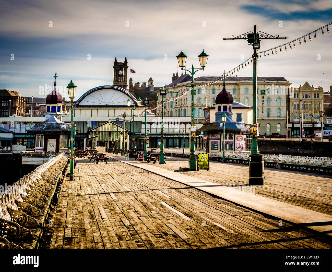 North Pier, Blackpool, Lancashire, Royaume-Uni. Banque D'Images