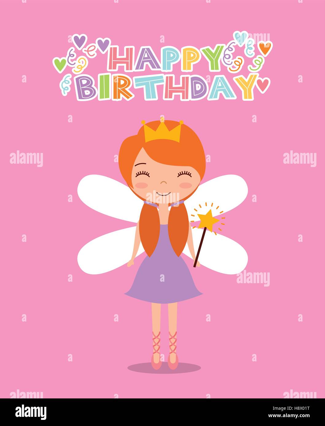 Joyeux Anniversaire Carte Avec Cute Fairy Girl Icone Sur Fond Rose Design Colore Vector Illustration Image Vectorielle Stock Alamy Joyeux Anniversaire Carte Avec Cute Fairy Girl Icone Sur Fond Rose Design Colore Vector Illustration Image Vectorielle Stock Alamy