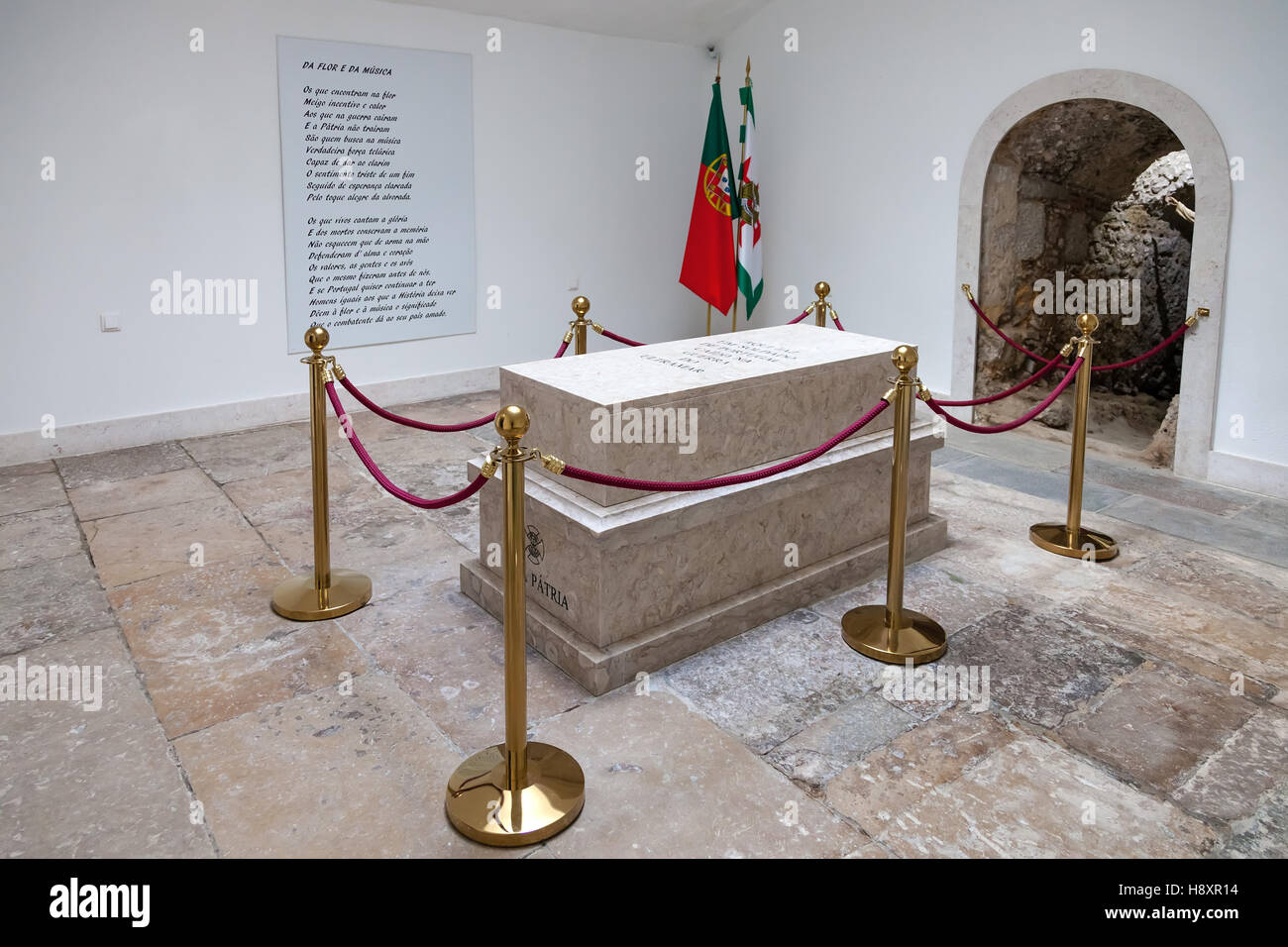 Tombeau du soldat inconnu. Chapelle du Souvenir, de l'avenida 25 Monument aux combattants - Ultramar Ultramar n'Monument. Belém, Lisbonne Banque D'Images