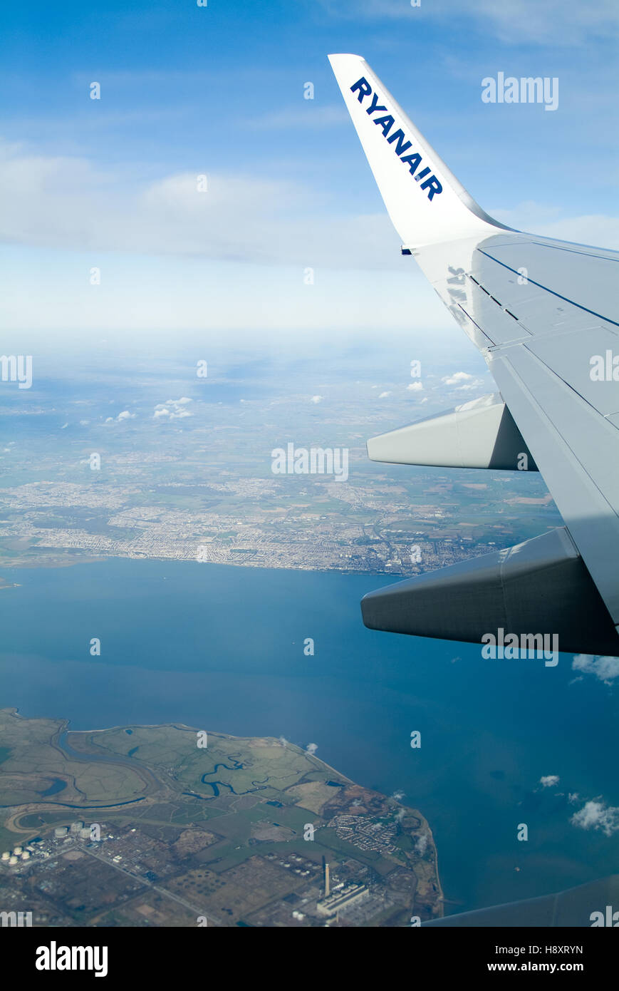 Avion de Ryanair Banque D'Images