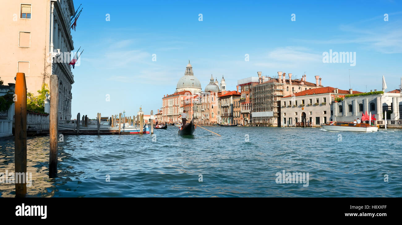 Beau paysage urbain avec l'architecture ancienne à Venise, Italie Banque D'Images