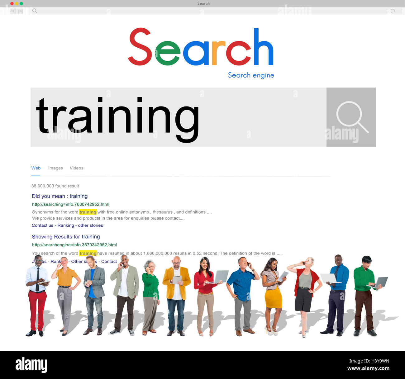 Développement de formation d'apprentissage de compétences de l'éducation l'amélioration de Concept Banque D'Images