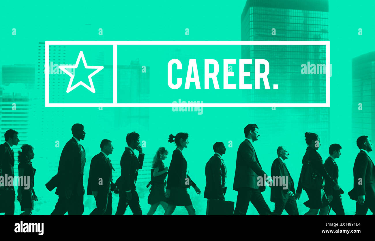 L'occupation de l'emploi des ressources humaines carrière Concept Recrutement Banque D'Images