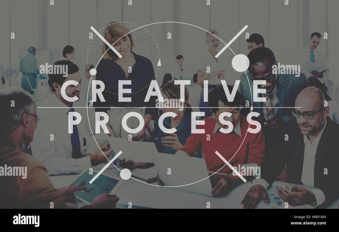 Processus créatif La créativité Innovation Design Concept Imagination Banque D'Images