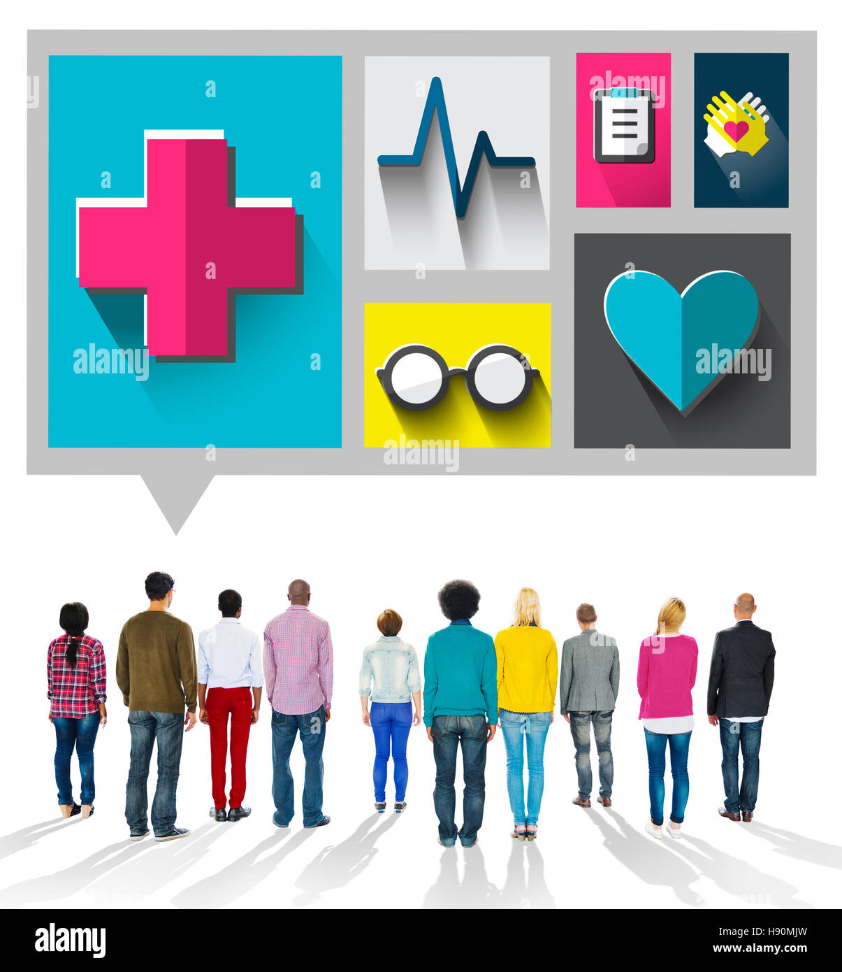 Check Up santé Concept Examen médical Banque D'Images