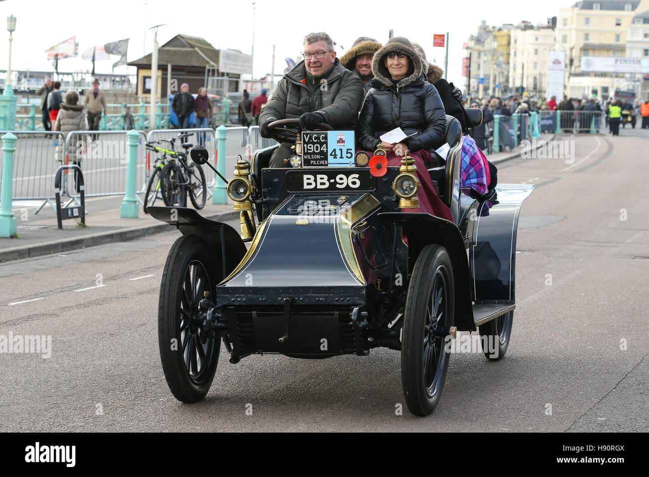 415 MAGNÉTOSCOPE415 Mr & Mme Ross Brawn et Jean M. et Mme Ross Brawn Jean & Wilson 1904 Pilcher Royaume-uni BB96 Banque D'Images