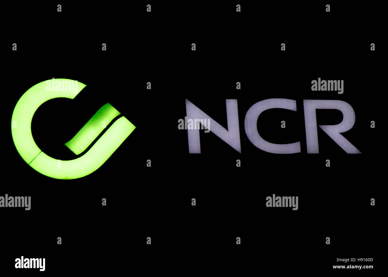 Logo das der Marke "RS", Berlin. Banque D'Images