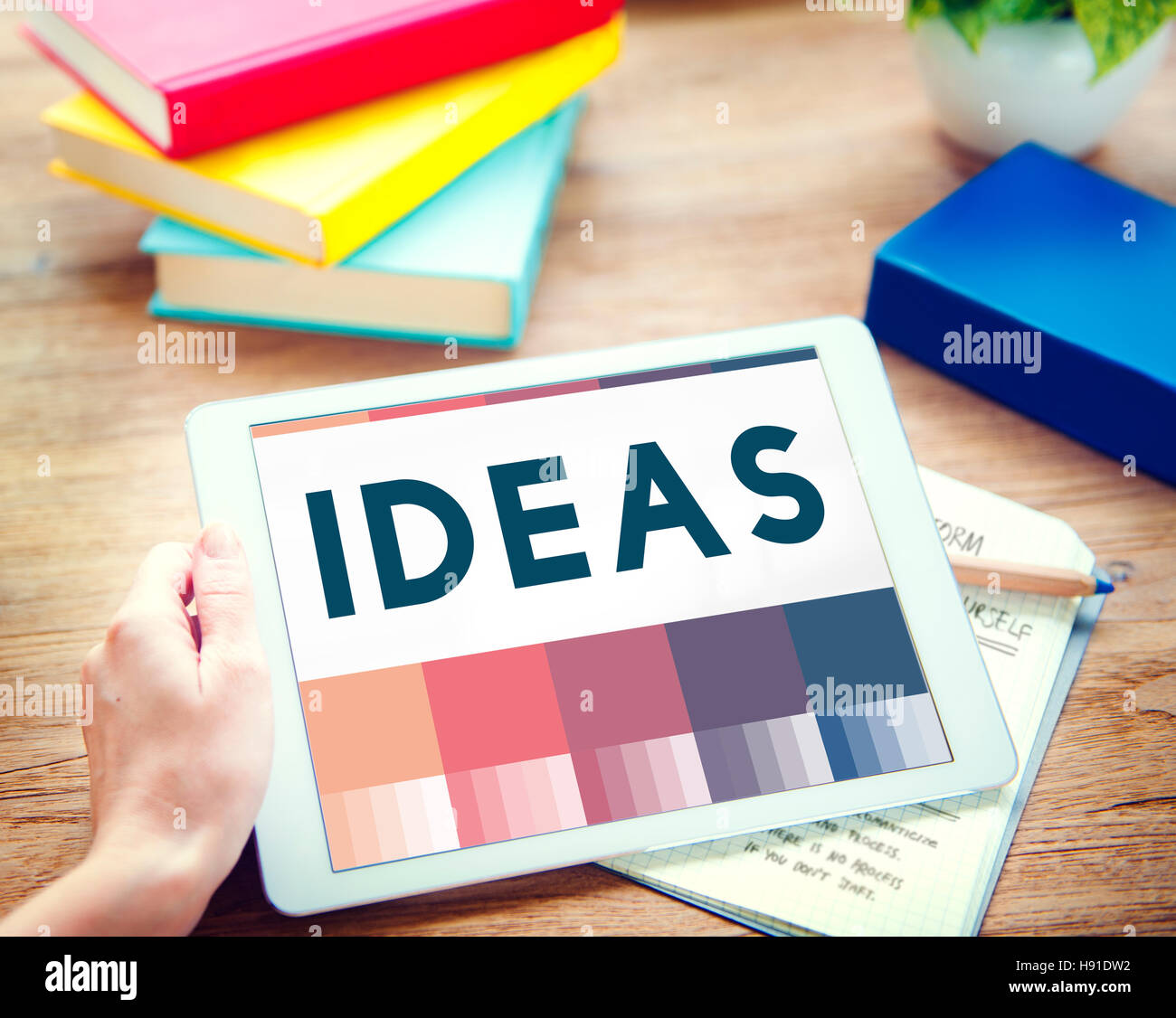 Créer la créativité des idées Concept Design Banque D'Images