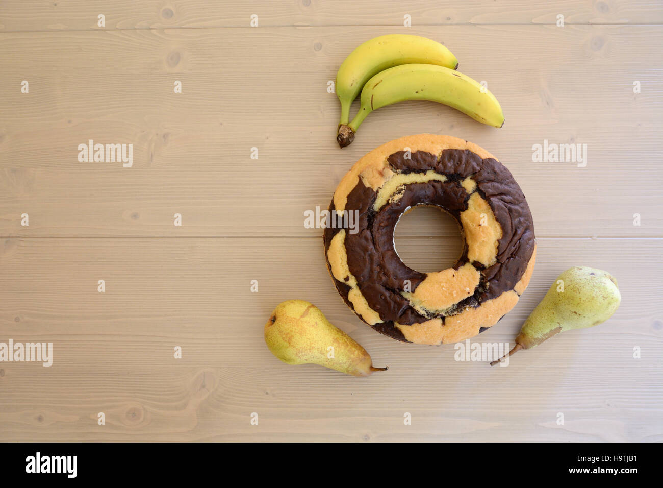 gâteau au chocolat Banque D'Images