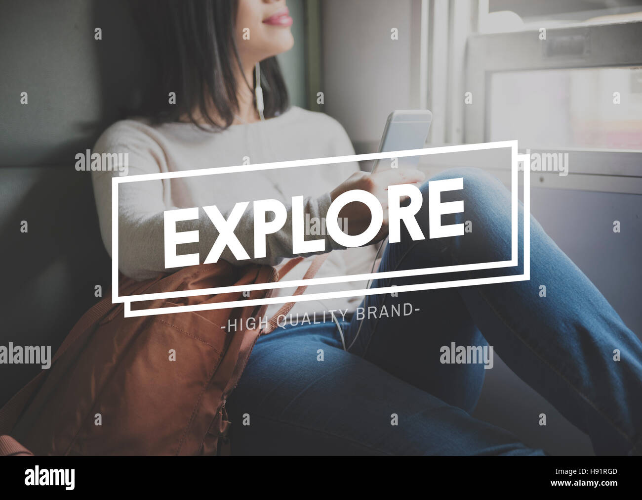 Les voyages d'exploration explorer Concept Banque D'Images