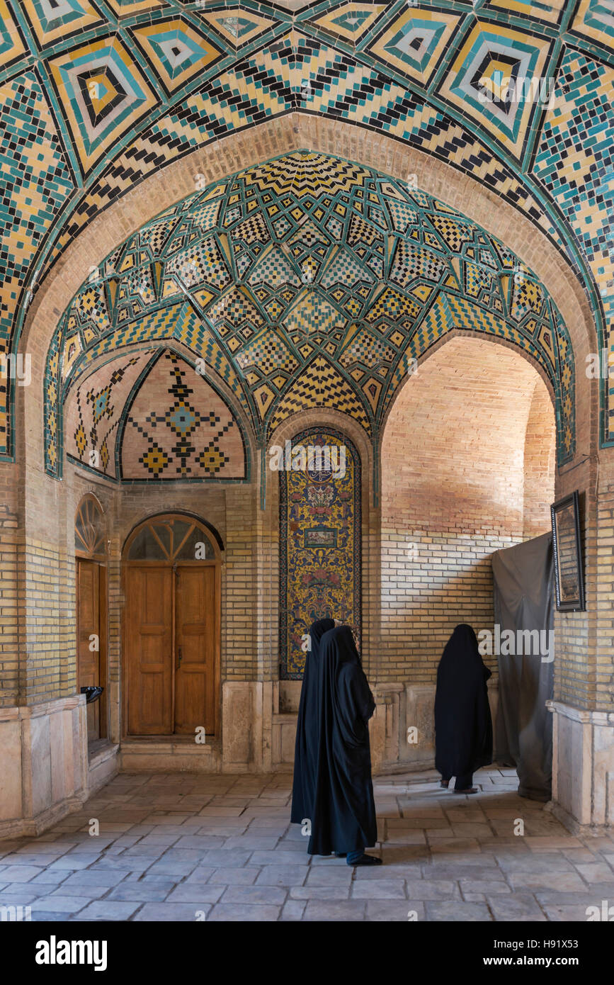 Imamzade Kezvin Mausolée Hossein Iran Banque D'Images