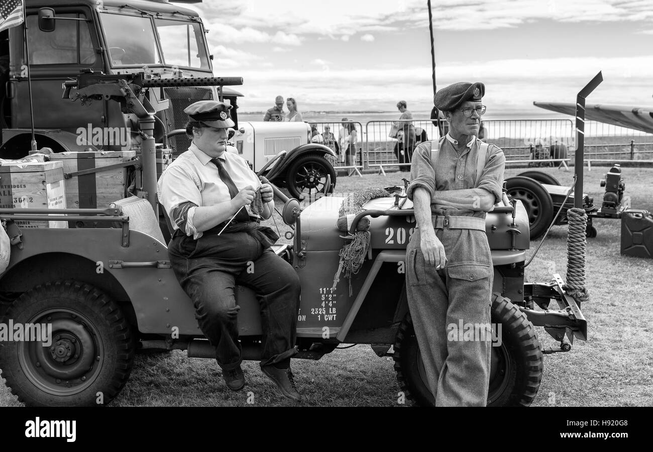 'Lytham 1940 Festival de guerre' Banque D'Images