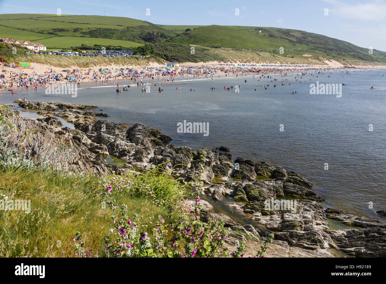 Woolacombe, Devon Banque D'Images