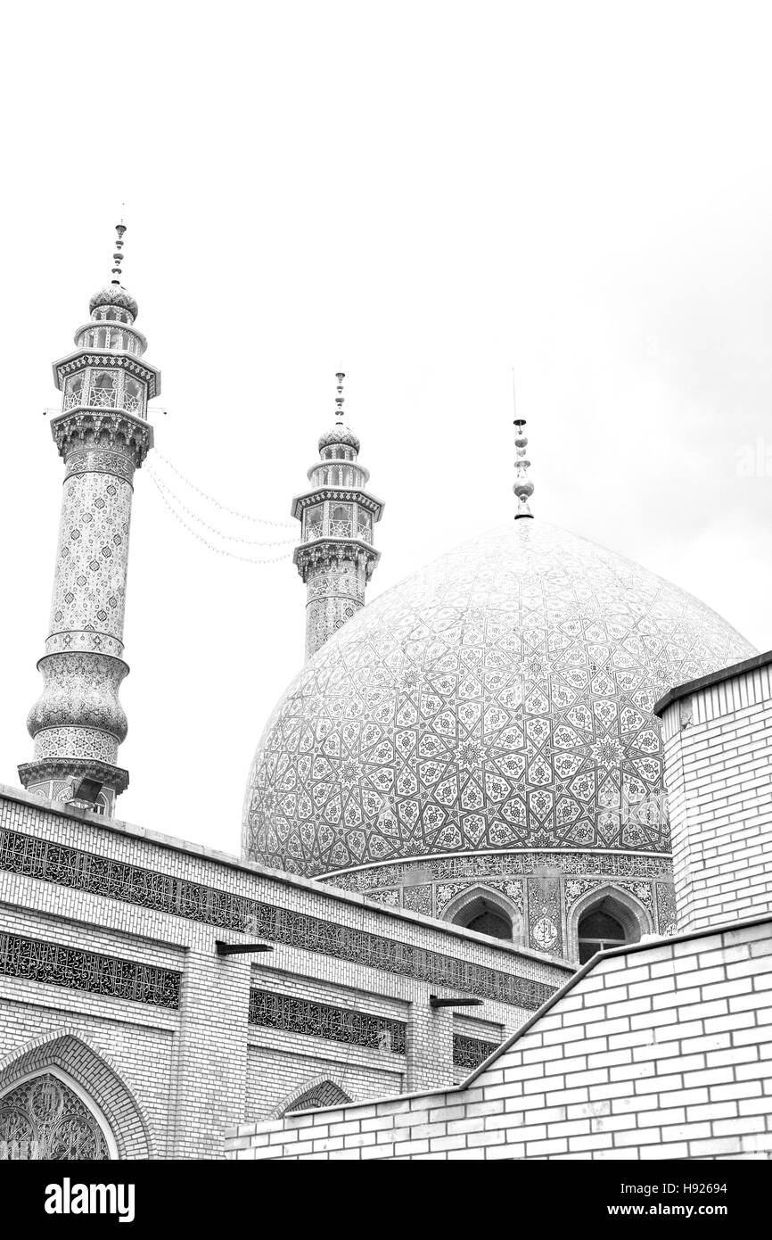 Dans l'Iran et l'ancienne religion mosquée architecture perse Banque D'Images