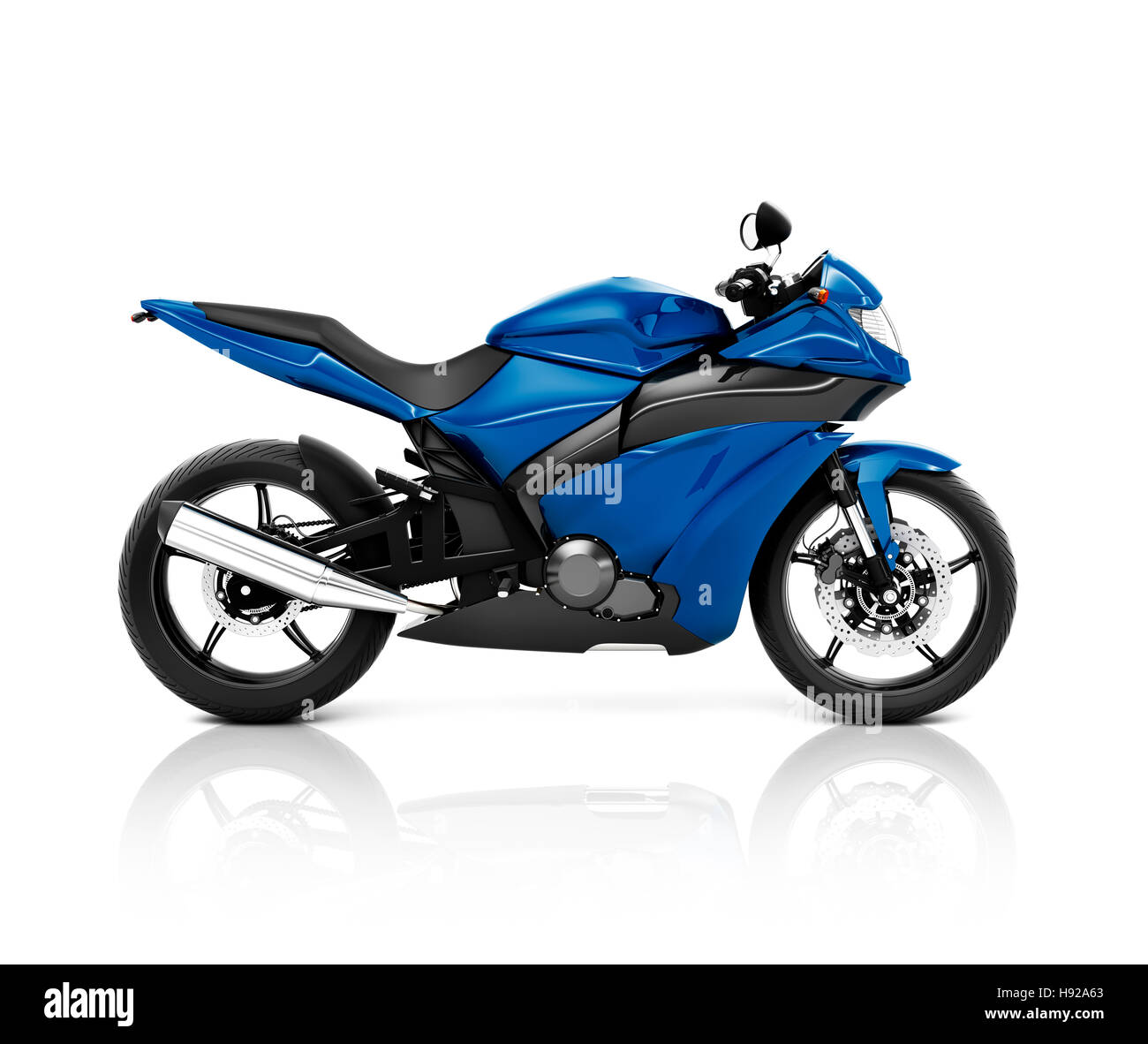 Concept de véhicule Moto Moto Brandless Banque D'Images