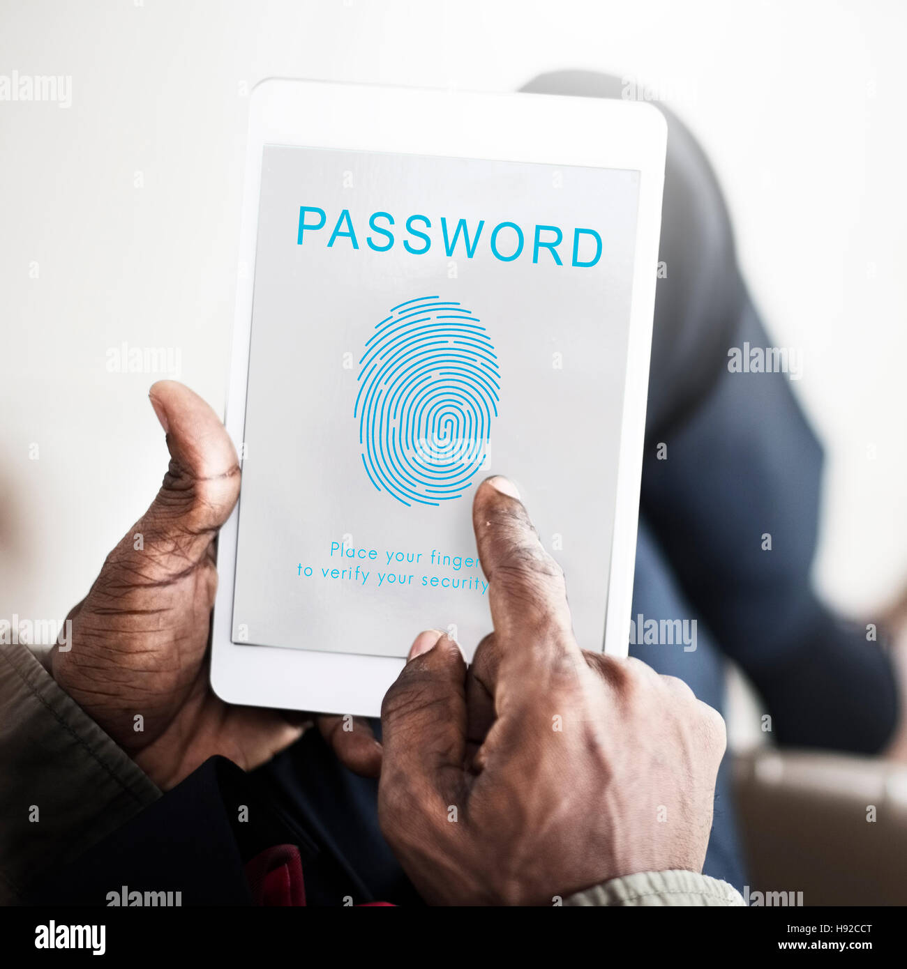 La sécurité de mot de passe de connexion Accessible Concept Banque D'Images