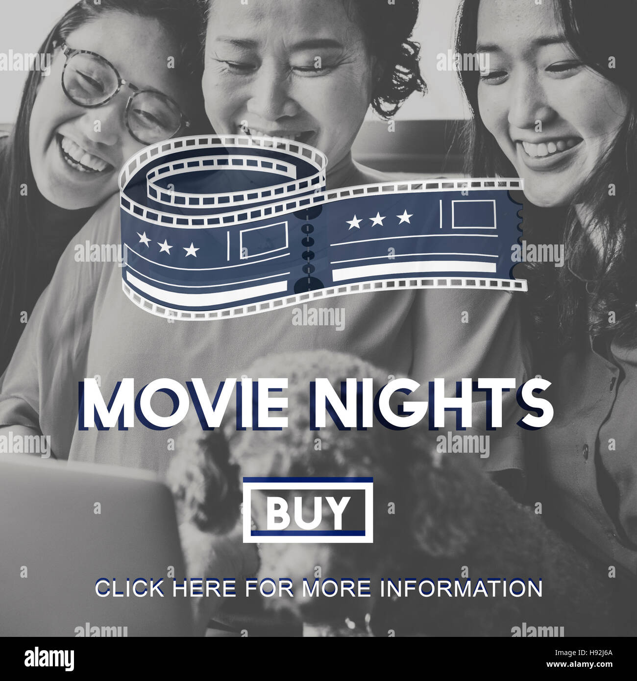 Billets de cinéma Nuits Audience Cinéma Théâtre Concept Banque D'Images