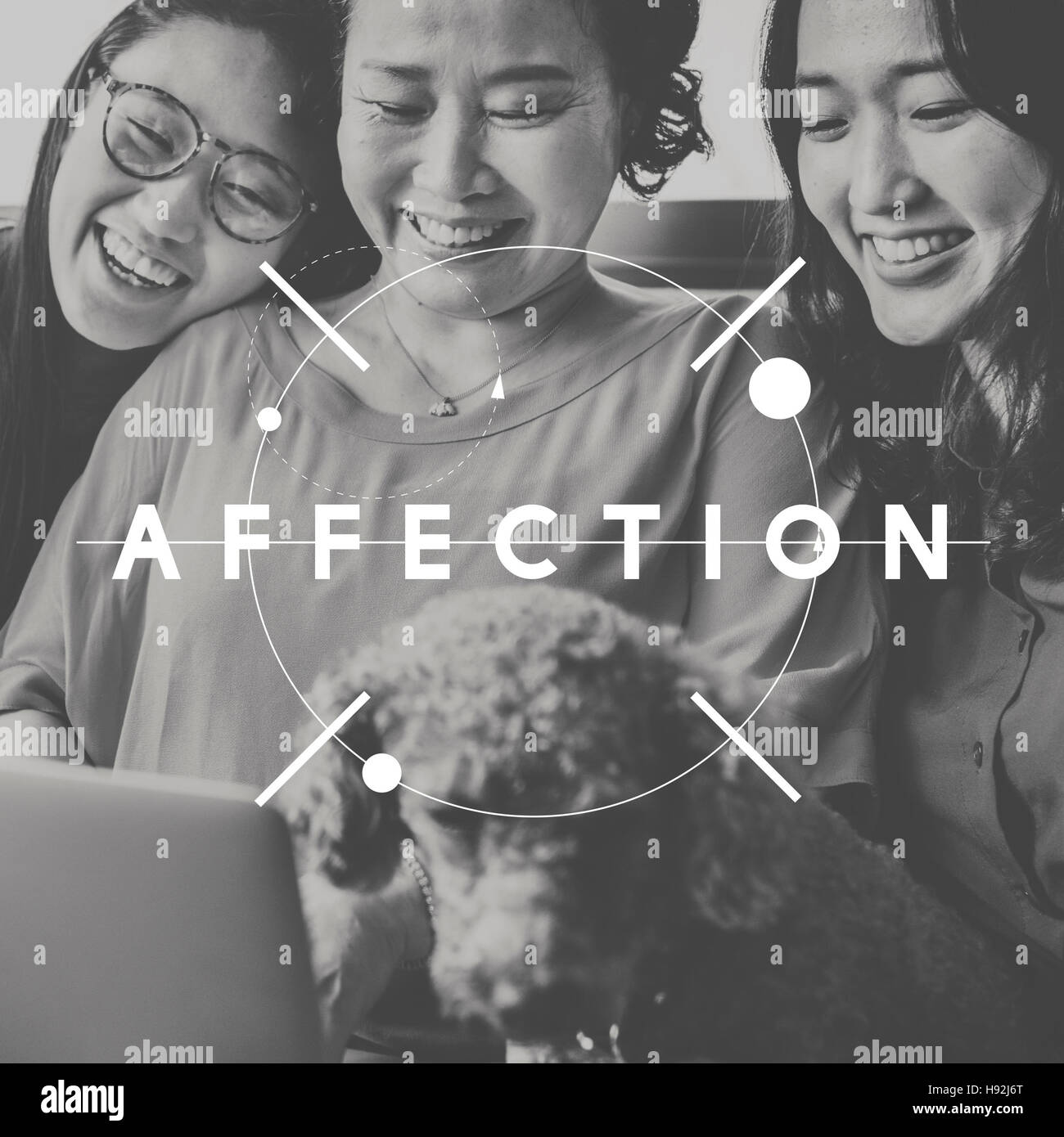 L'émotion comme l'amour affection adore Concept Passion Banque D'Images