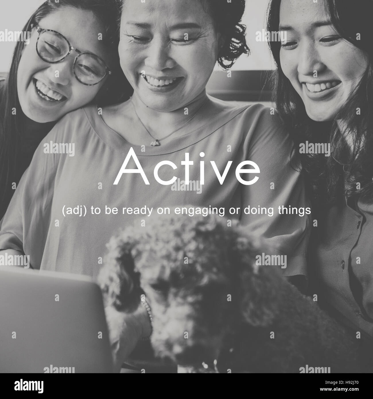 Action Active Life Fitness Loisirs occasionnels Concept Santé Banque D'Images