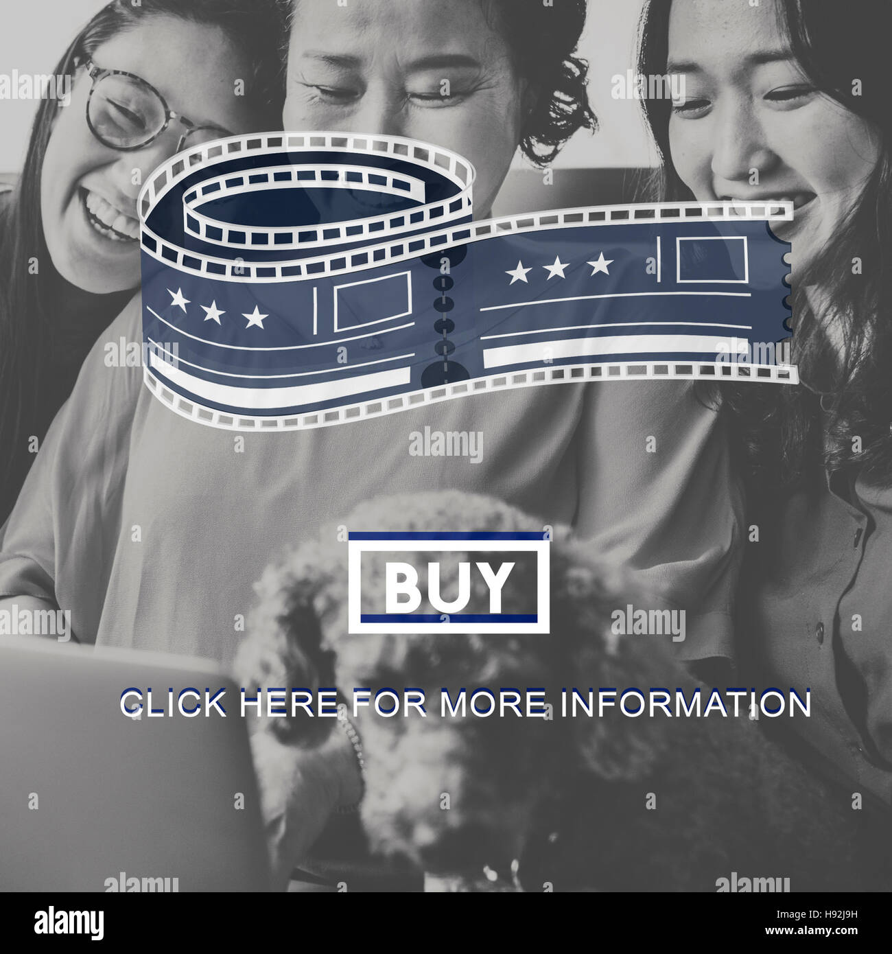 Film de cinéma Concept Graphique Banque D'Images