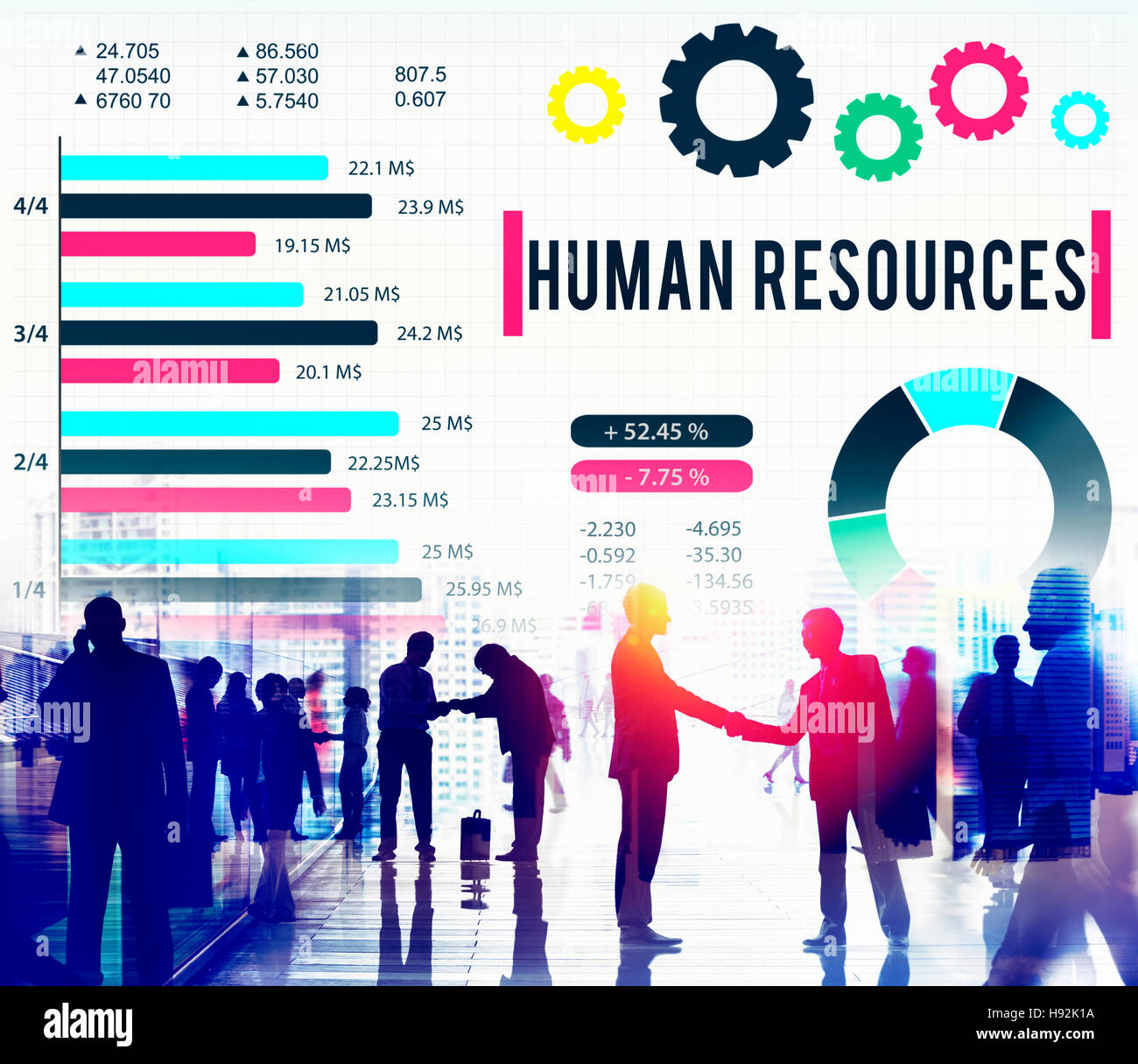 L'emploi des ressources humaines Concept Plan de carrière Banque D'Images