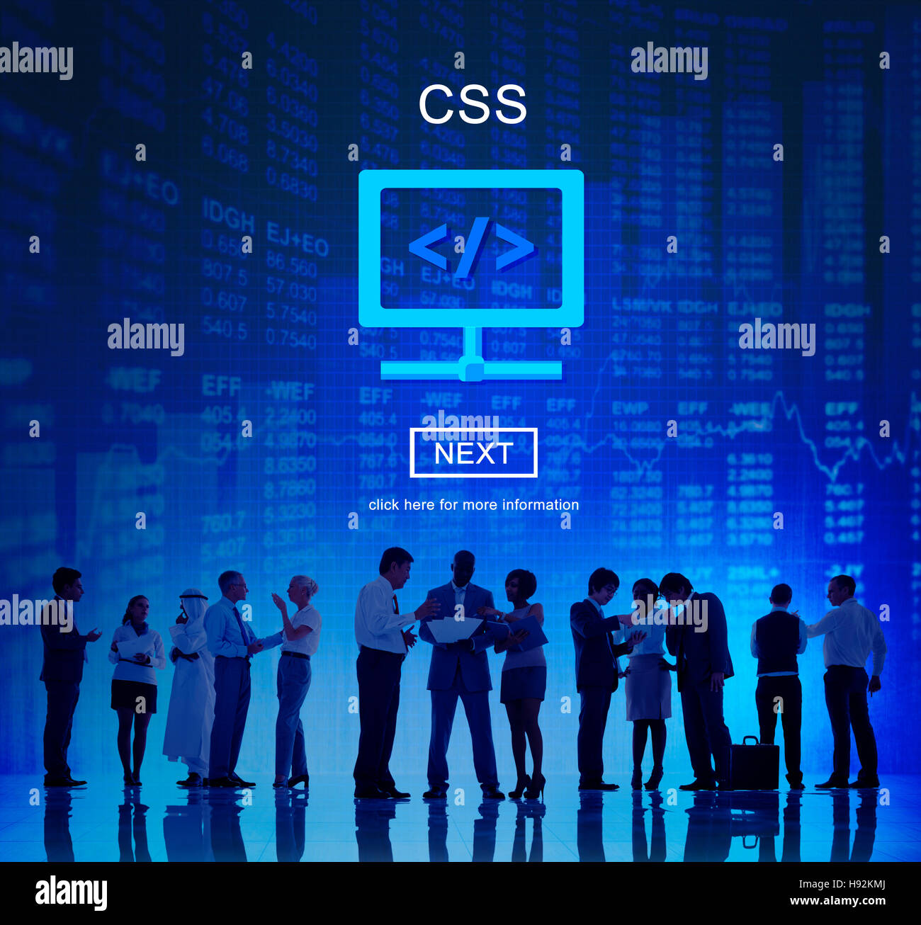 Programmation Web CSS Style Technologie Concept Banque D'Images