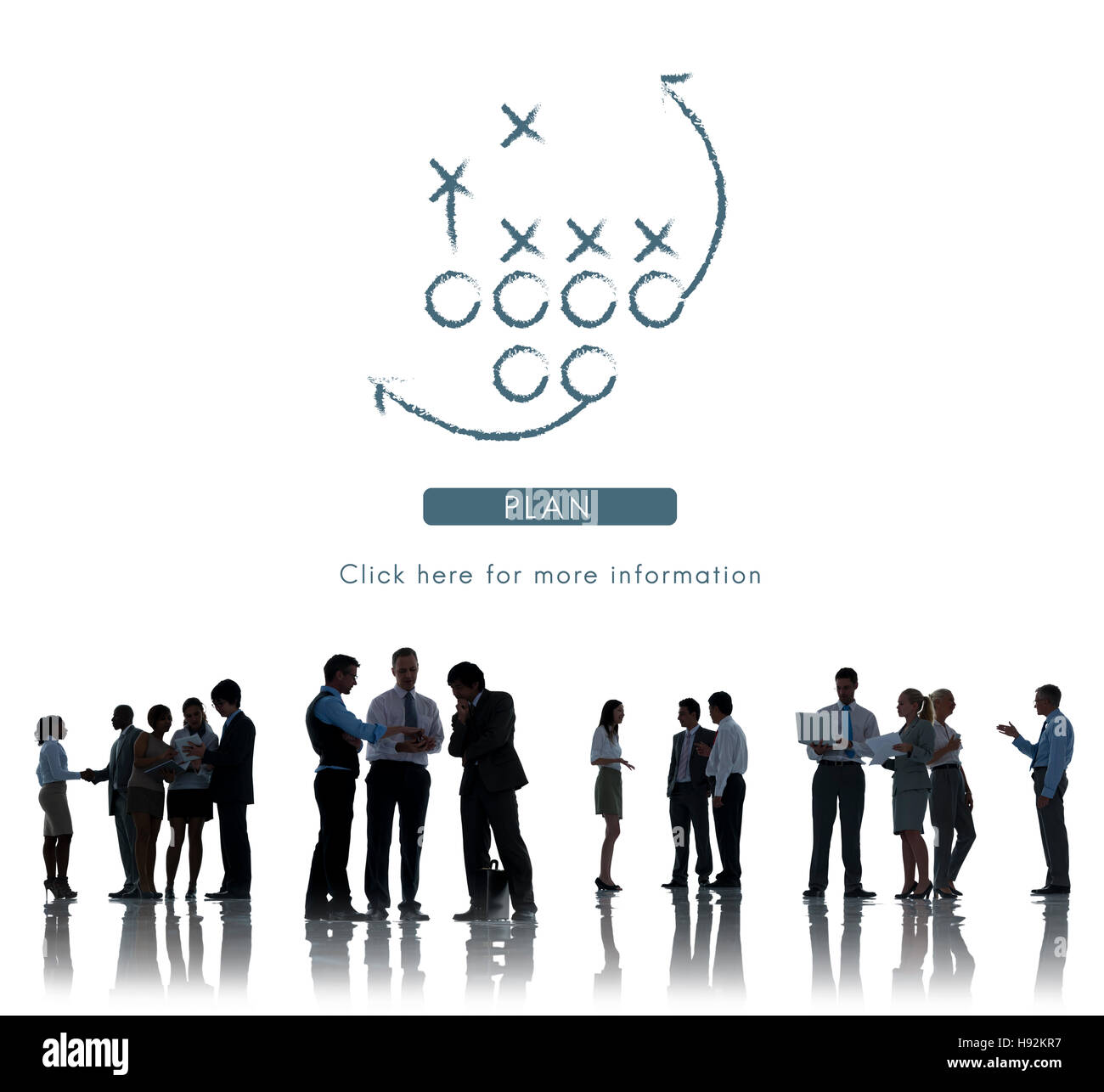 Processus de planification du plan Vision Concept Guide de solution Banque D'Images