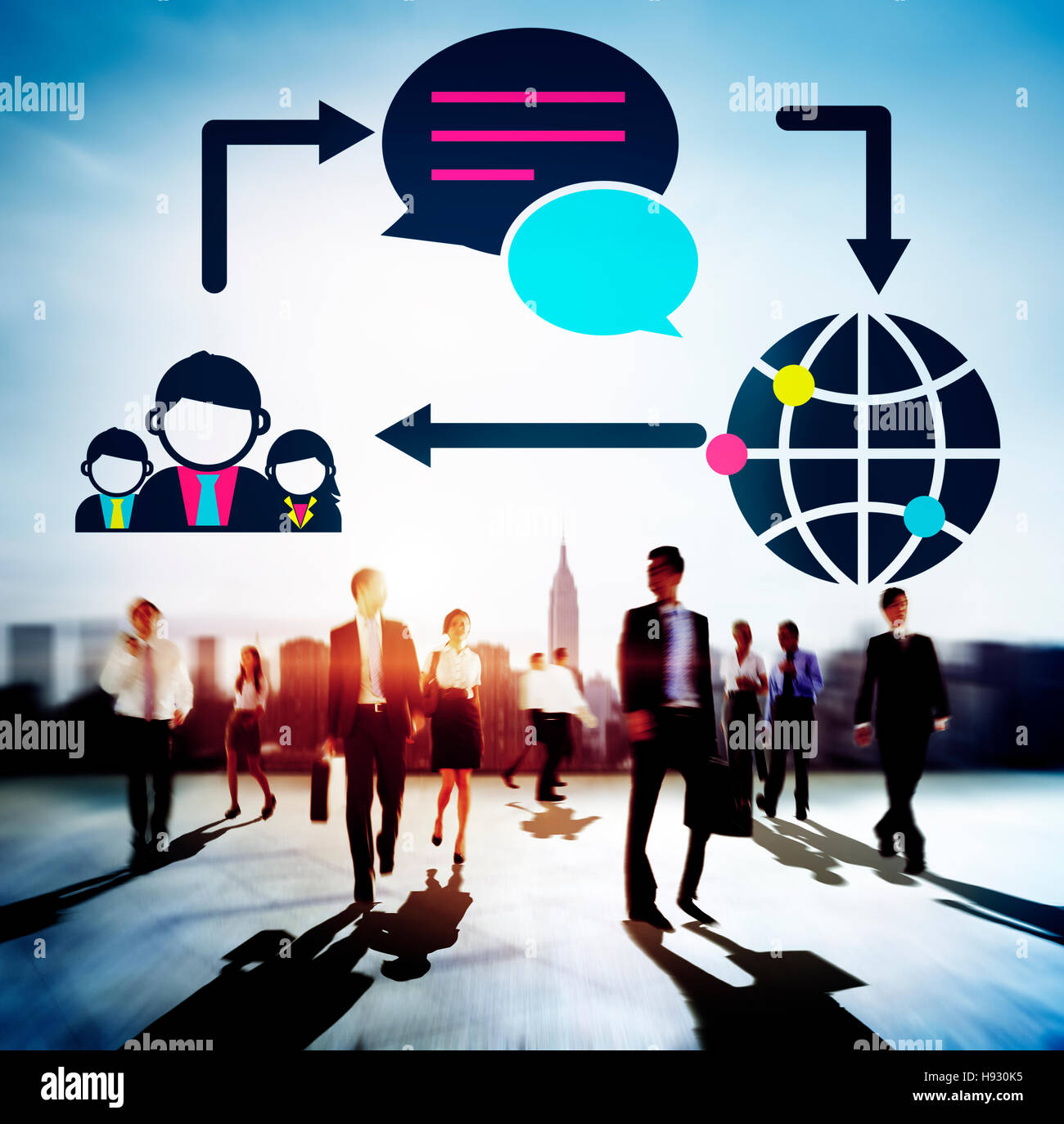 Global Communications Concept de réseau social Connexion Banque D'Images Global Communications Concept de réseau social Connexion Banque D'Images